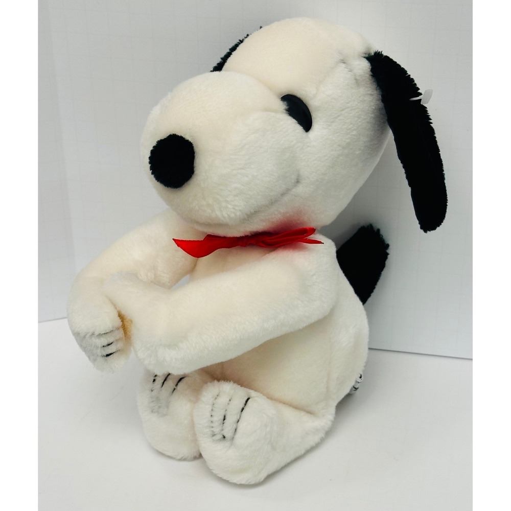 Applause Peanuts Snoopy Hugging Woodstock Vintage‎ 9" Dog Stuffed Plush 1965